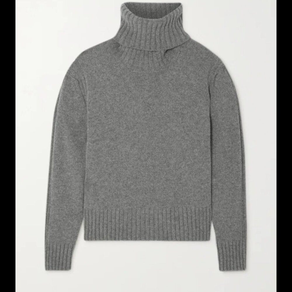 &Daughter Roshin Gray Turtleneck Sweater